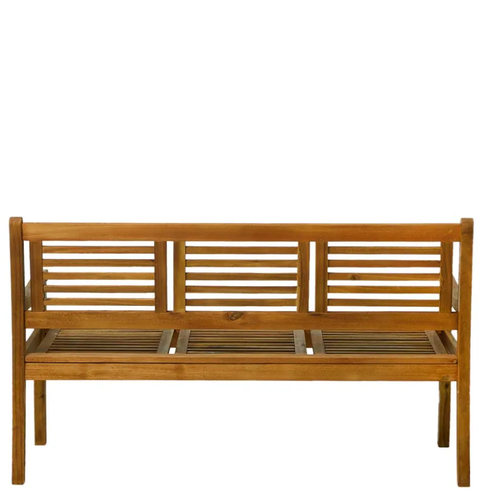 Massivholz Tischgruppe oval - Eliva (vierteilig)