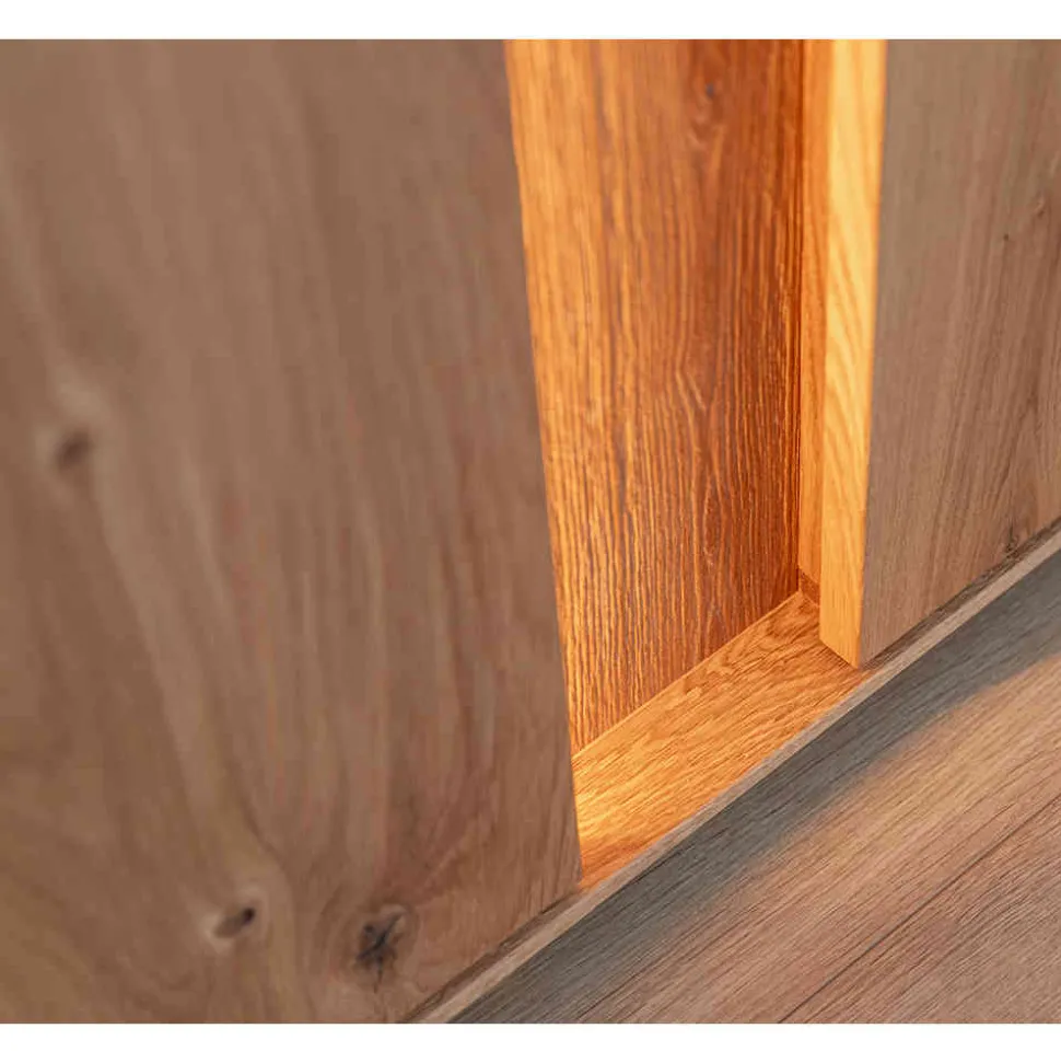 Massivholz TV Kommode mit LED Beleuchtung - Cocondar