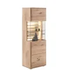 Massivholz Vitrine mit LED Beleuchtung - Azzurian