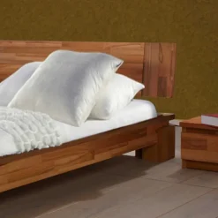 Massivholzbett Zamaron aus Kernbuche