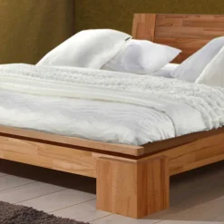 Massivholzbett Zamaron aus Kernbuche