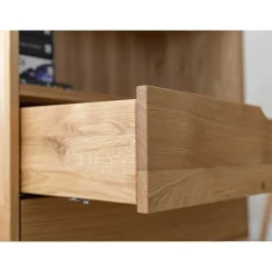 Massivholz-Regal mit zwei Schubladen - Fabijola