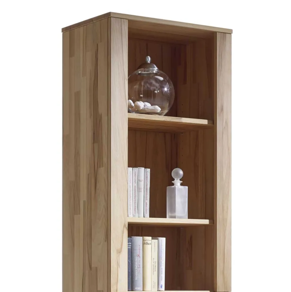 Massivholzregal Wahano aus Kernbuche geölt