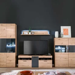 Möbel Wohnkombination Set - Vecenda (vierteilig)