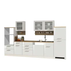 Möbel-Set Küche Schränke & Regale - Cuneo (elfteilig)