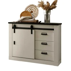 Möbelset Schlafzimmer mit Bett 180x200 - Tramos (fünfteilig)