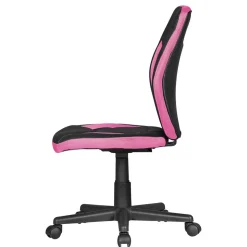 Mädchen Drehstuhl in Schwarz Pink - Ebrus