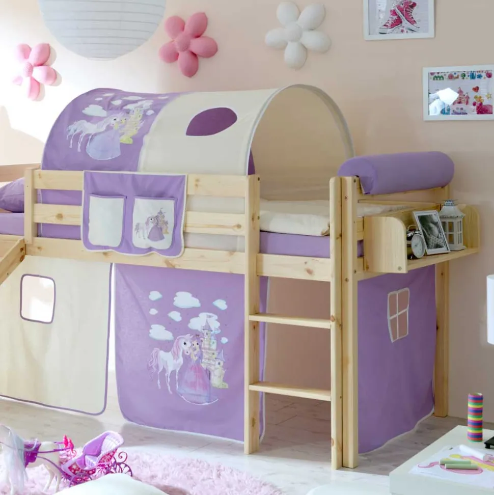 Mädchen Hochbett Second mit Rutsche