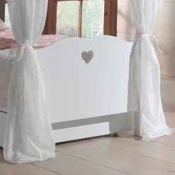 Mädchen Kinderbett Grandory mit Himmel