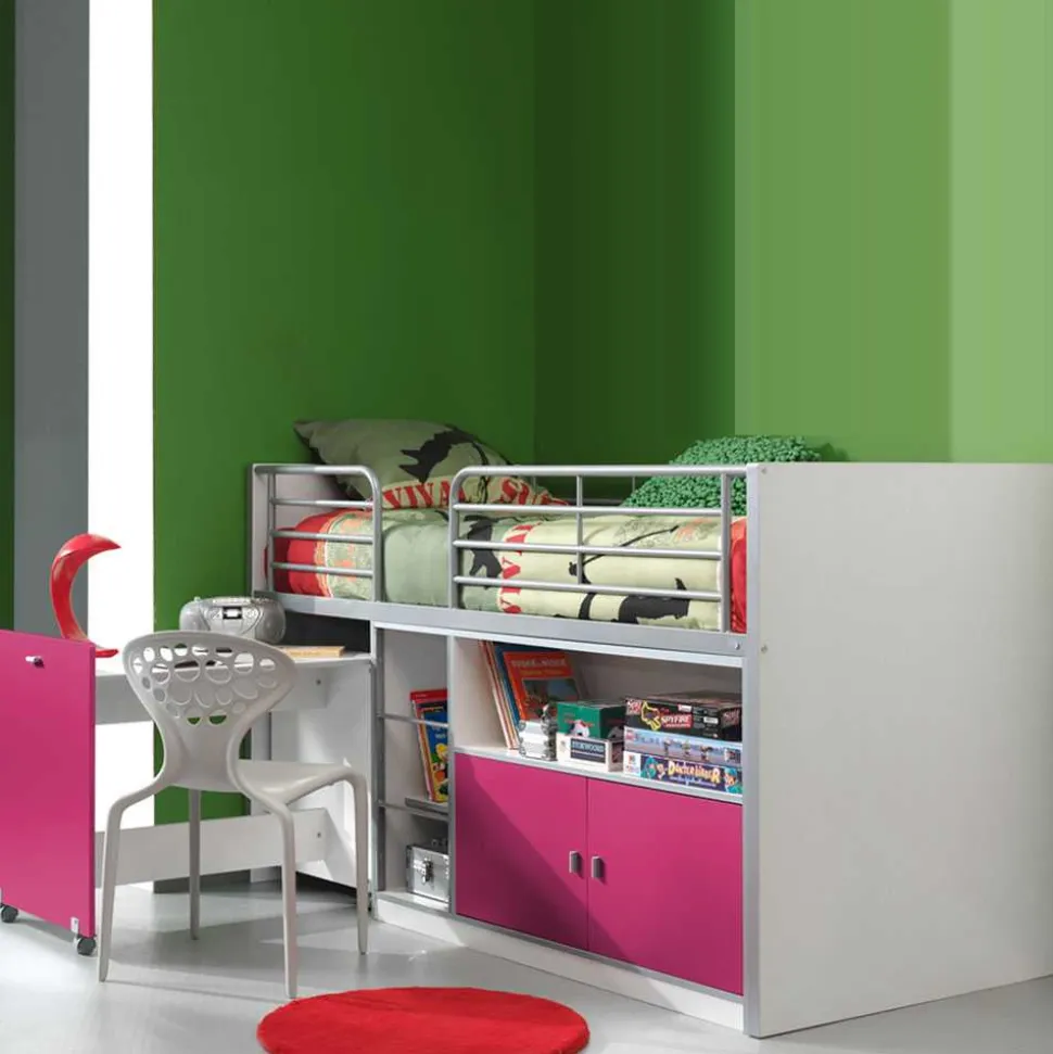 Mädchen-Hochbett Nina mit Schreibtisch