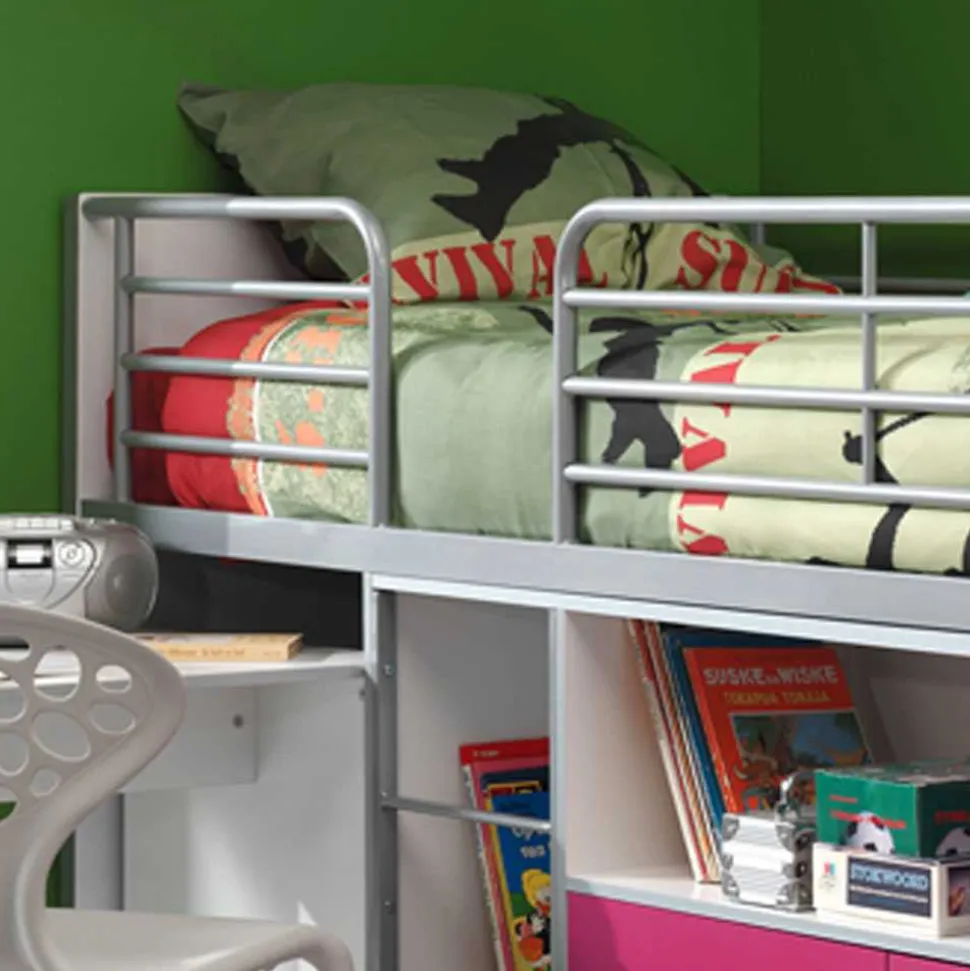 Mädchen-Hochbett Nina mit Schreibtisch