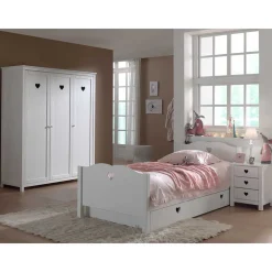 Mädchenzimmer Grandory mit Herzchen (vierteilig)