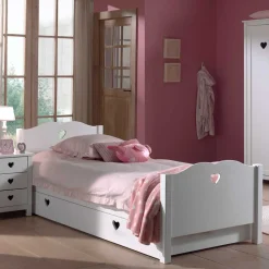 Mädchenzimmer Möbel Set Grandory in Weiß (vierteilig)