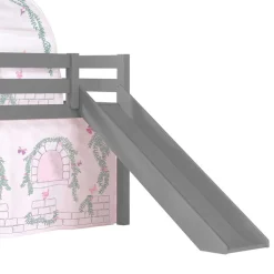 Mädchenzimmer Rutschbett in Grau - Surie