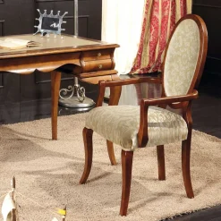 Medaillonstuhl mit Armlehnen - Motiz