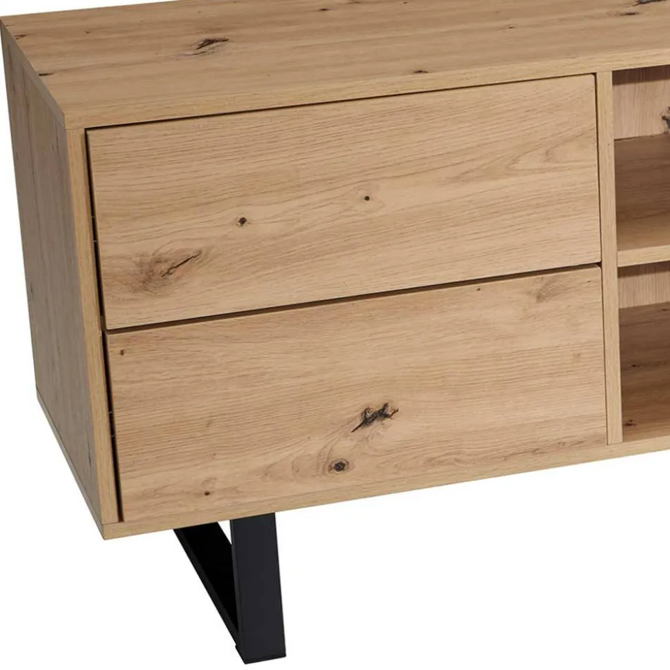 Medien Element in Wildeiche Holzoptik - Priazena