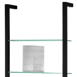 Medien Wand Regal mit 7 Glasböden - Clobia I