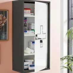 Medizinschrank mit abschließbarer Glastür - Ulma