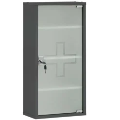 Medizinschrank mit abschließbarer Glastür - Ulma