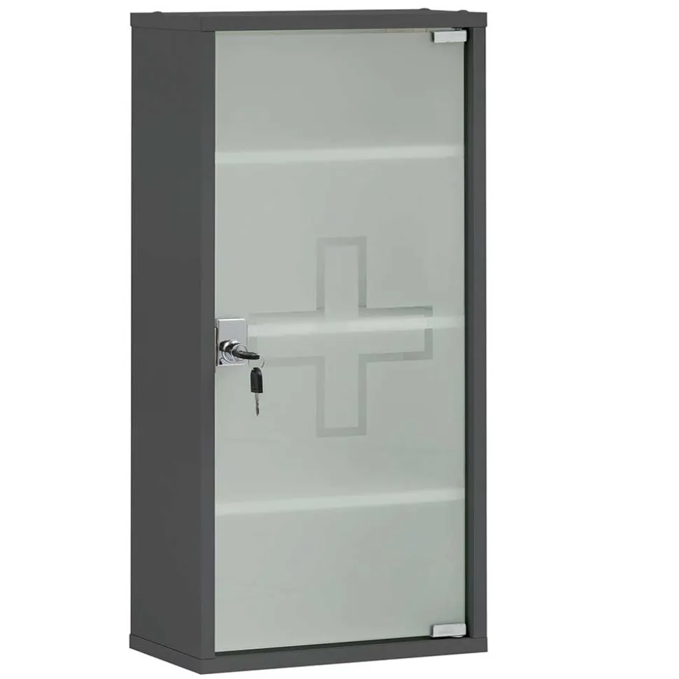 Medizinschrank mit abschließbarer Glastür - Ulma