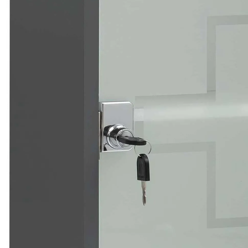 Medizinschrank mit abschließbarer Glastür - Ulma