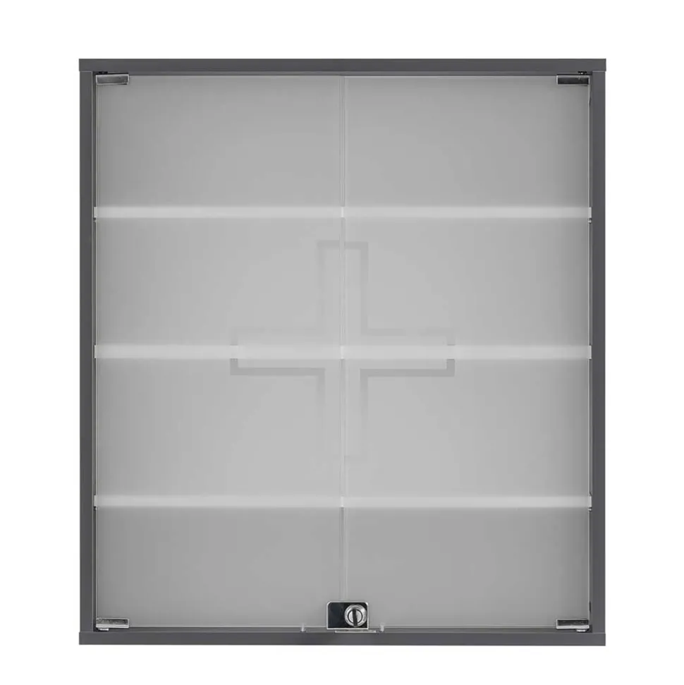 Medizinschrank mit Doppeltür aus Glas - Lucilla