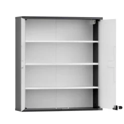 Medizinschrank mit Doppeltür aus Glas - Lucilla