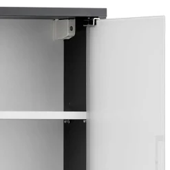 Medizinschrank mit Doppeltür aus Glas - Lucilla