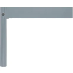 Metall Bett in Grau - Uvienna