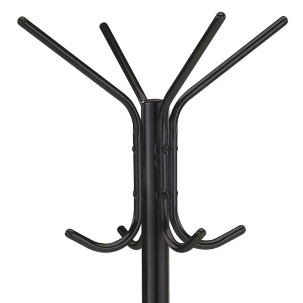 Metall Garderobenständer in Schwarz - Remena