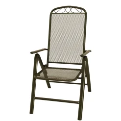 Metall Garten Klappstuhl in Grau - Rocasa (2er Set)