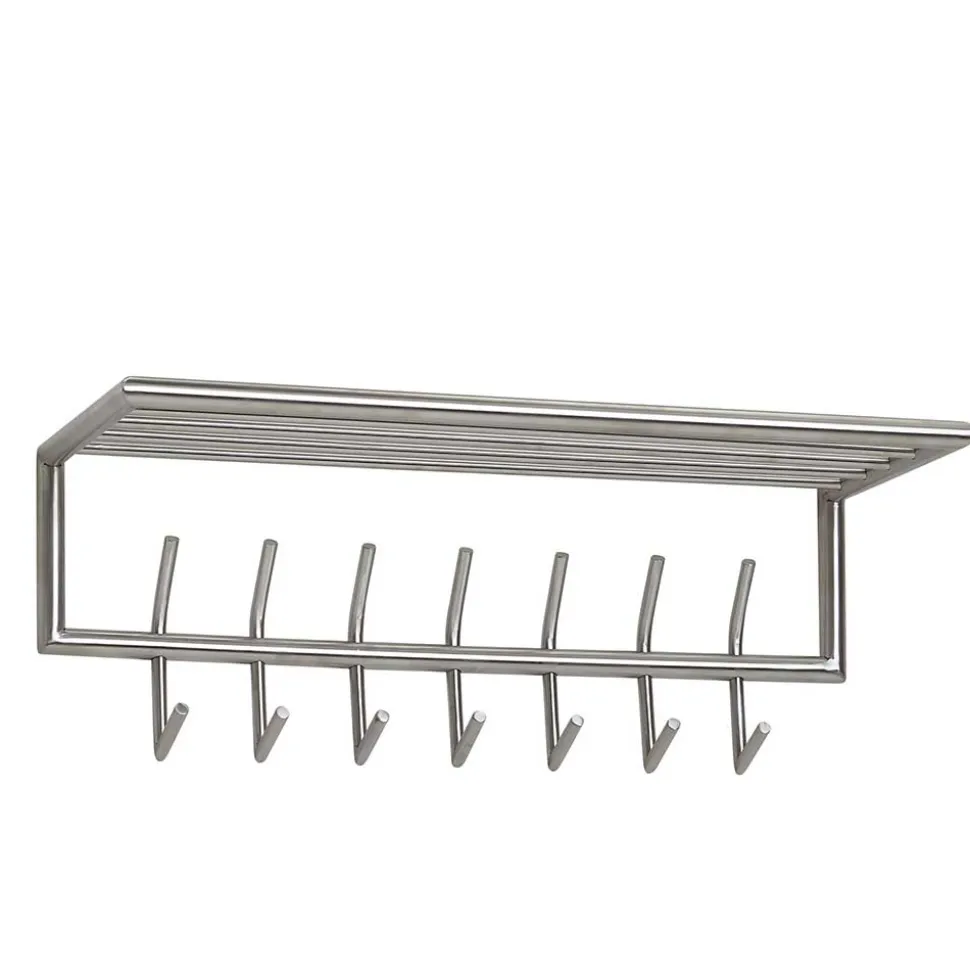 Metall Hängegarderobe in Silber - Markos