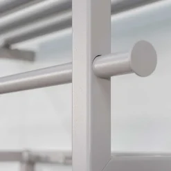 Metall Hängegarderobe in Taupe - Solca