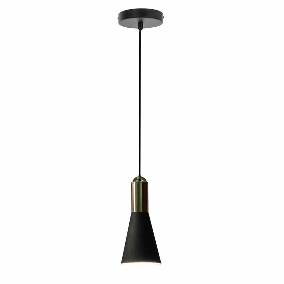 Metall Hängelampe für Tisch in Schwarz - Marie