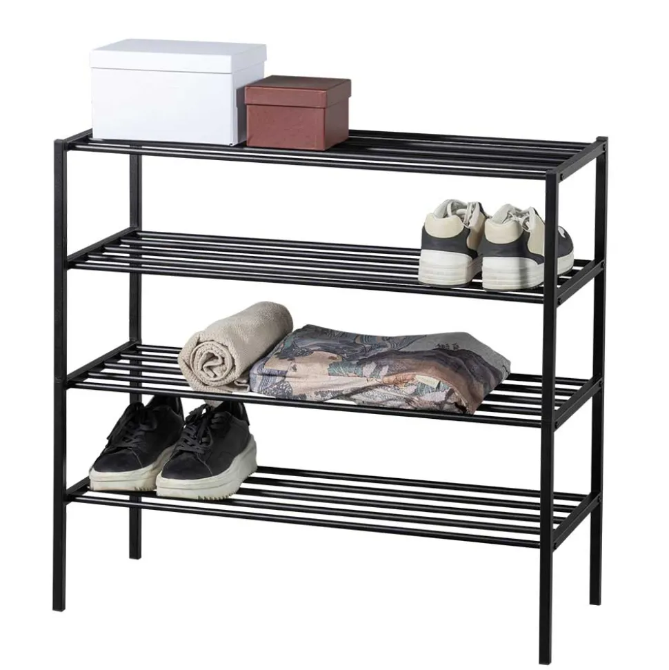 Metall Schuhregal mit vier Gitterablagen - Greeceline