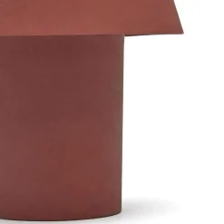 Metall Tischleuchte in Terracotta - Dorian