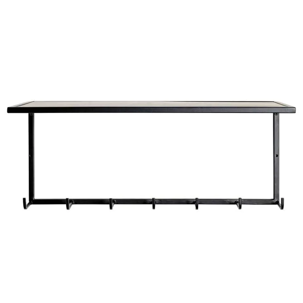 Metall Wandgarderobe mit Hutboden - Breznia