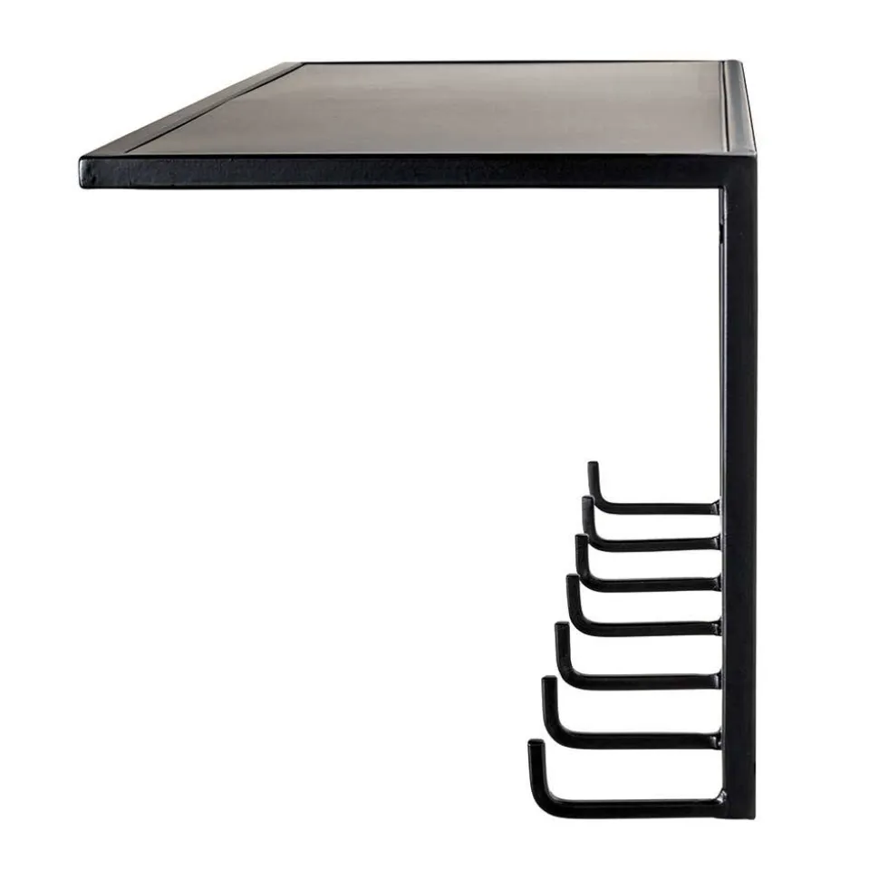 Metall Wandgarderobe mit Hutboden - Breznia