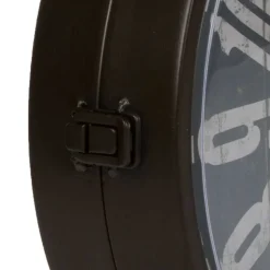 Metall Wanduhr mit großen Zahlen - Tariha