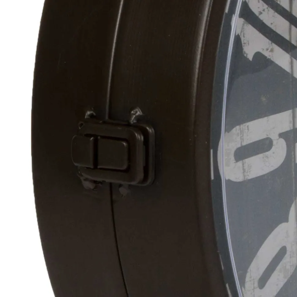 Metall Wanduhr mit großen Zahlen - Tariha
