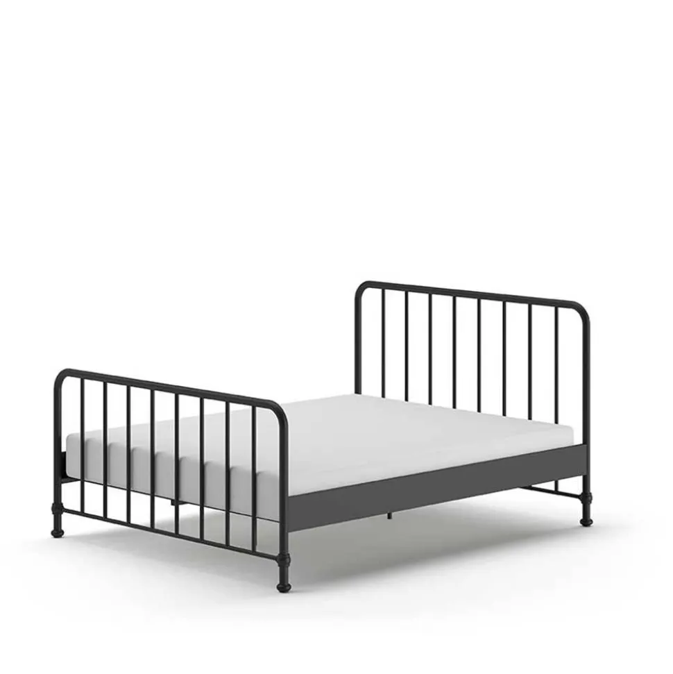 Metallbett mit Gitter-Kopf- und Fußteil - Auricos