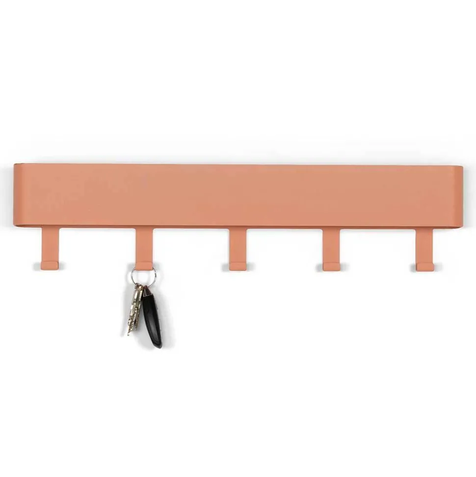 Metallgarderobe in Terracotta pulverbeschichtet - Agadi