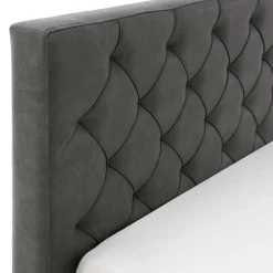 Microfaser Doppelbett mit Bettkasten - Canossa