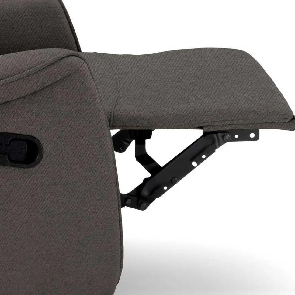 Microfaser TV Relaxsessel in Dunkelgrau - Vergoma