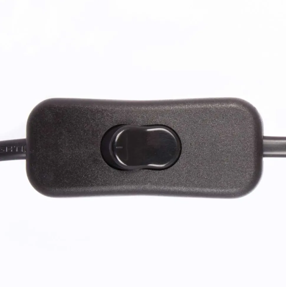 Minimalistische Tischlampe in Schwarz & Natur - Dave