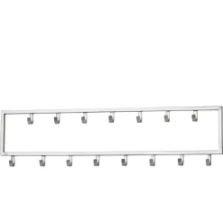 Minimalistische Wandgarderobe mit 15 Kleiderhaken - Mialan