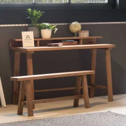 Minimalistischer Schreibtisch aus Wildeiche - Dalunzio