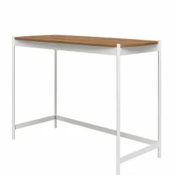 Minimalistischer Schreibtisch in Walnuss Optik - Zyreano