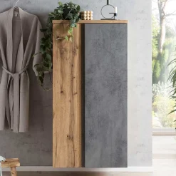 Mittelgroßer Badschrank - 65x135x35 cm - Mia