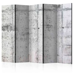 Mobiler Raumtrenner im Betonwand Design - Duno